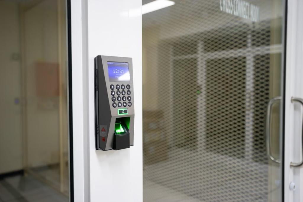 A modern fingerprint access control security