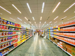 interior of a retail store